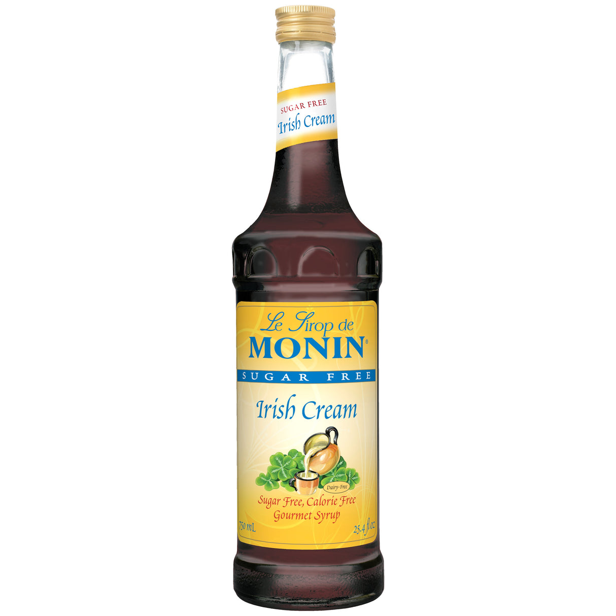 Beverage Syrup, Irish Cream, Sugar-Free, Glass,12 - 750 ML