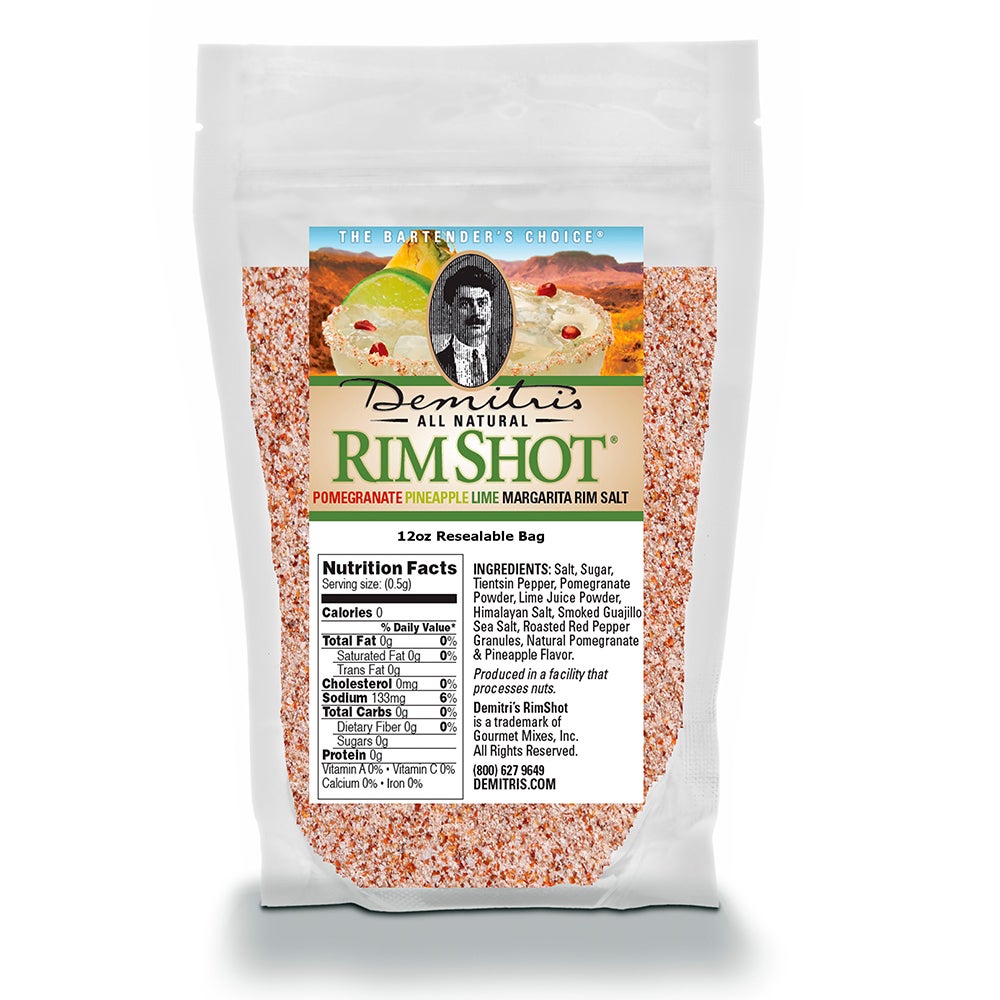 Margarita Salt, Rimshot, Flavored,4 - 12 OUNCE