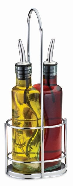 Gemelli Set, Two Compartment, with Rack & Pourers,6 - 1 EACH