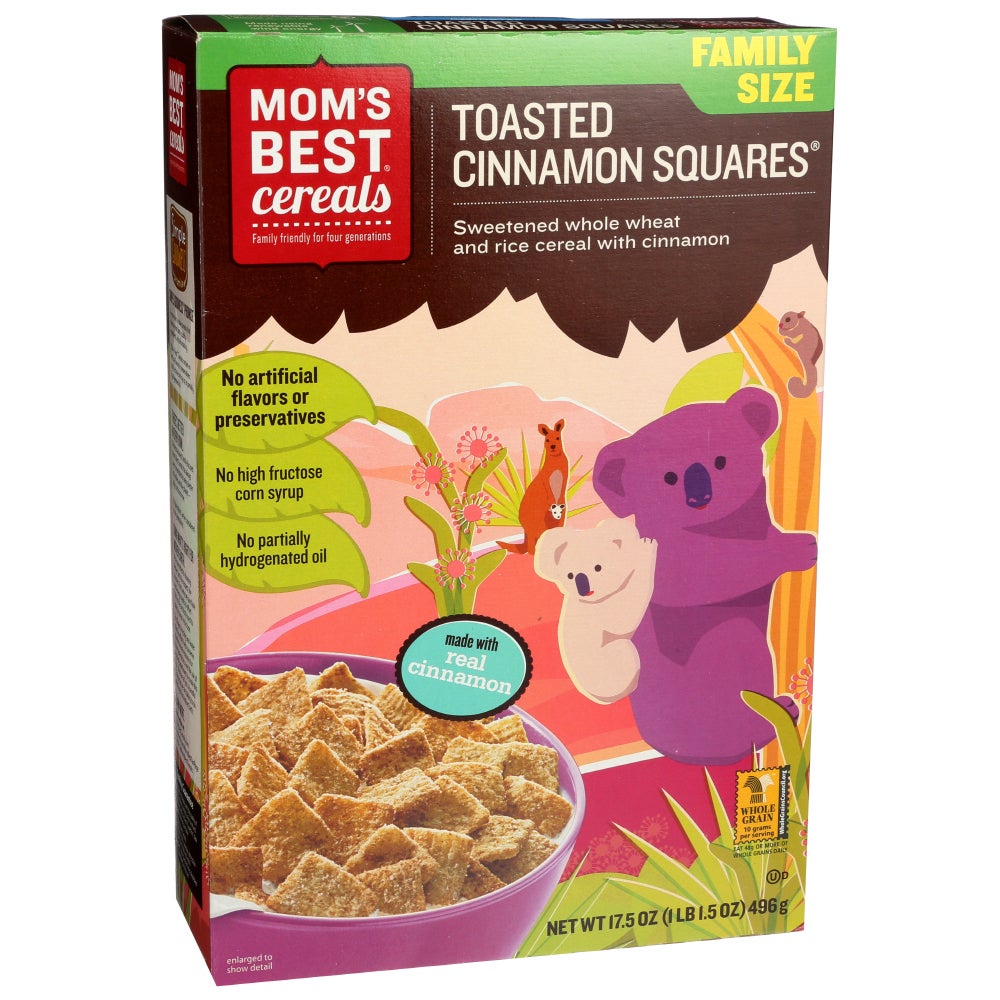 Cereal, Toasted Cinnamon Squares,14 - 17.5 OUNCE