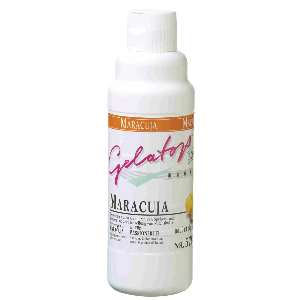 Sauce, Passion Fruit, Squeeze Bottle,1 - 2.2 POUND