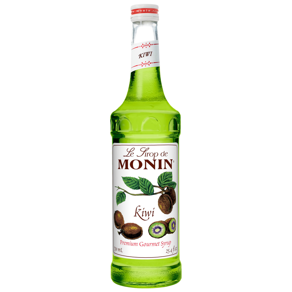 Beverage Syrup, Kiwi, Glass,12 - 750 ML