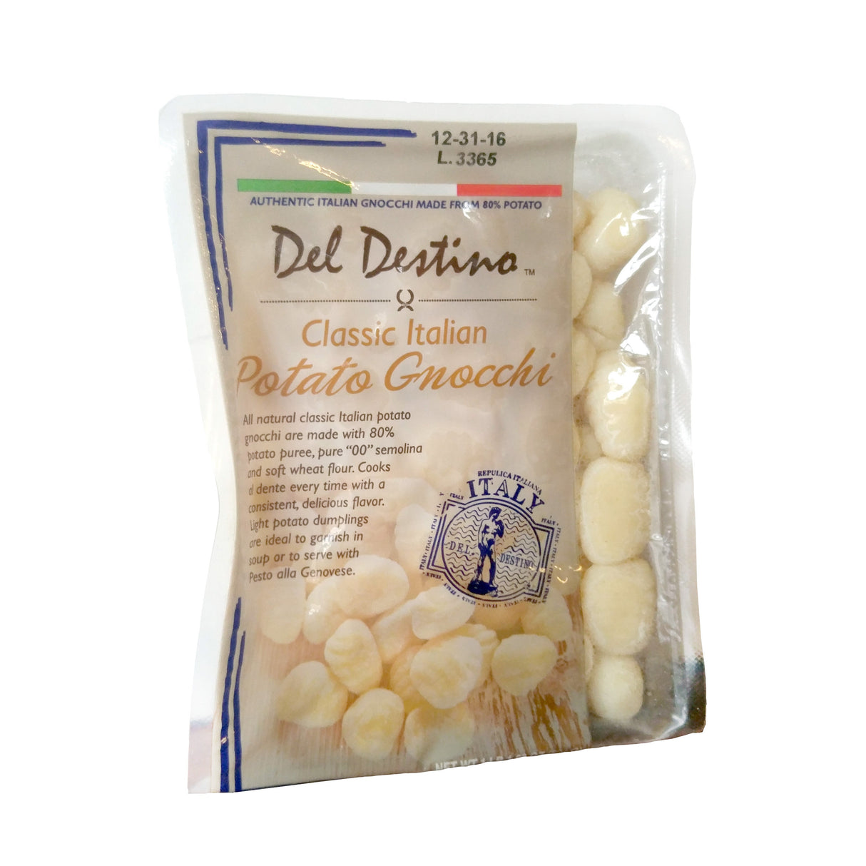 Gnocchi, Potato, Shelf-Stable,12 - 1.1 POUND