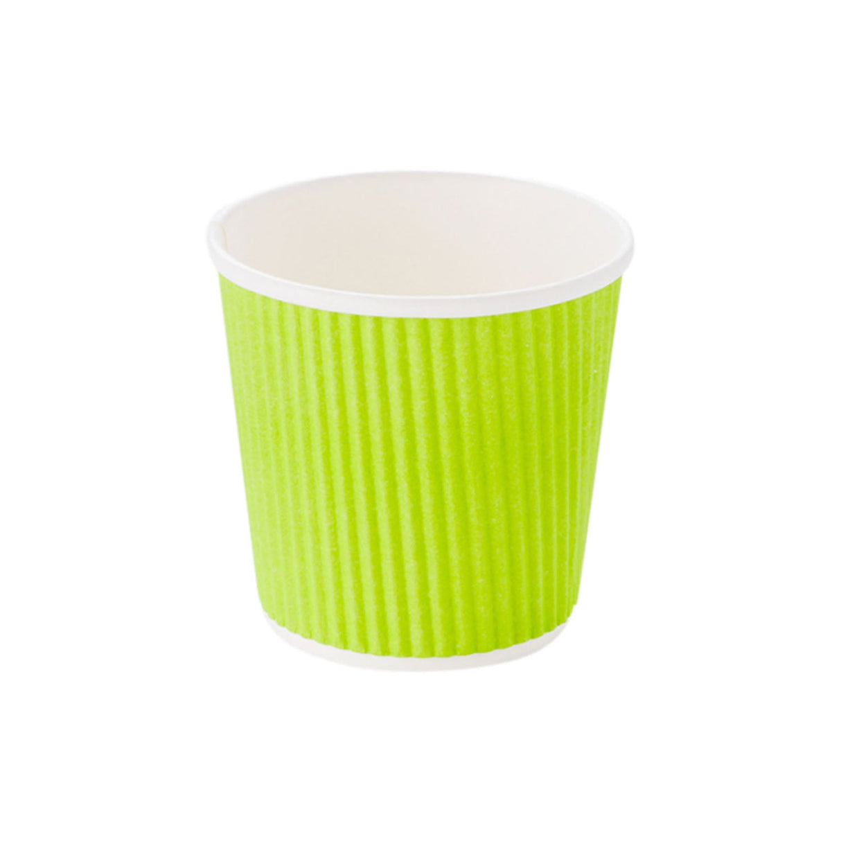 Cups, Hot, 4 Ounce, Paper, Eco Green, Ripple-Wall, 4 Ounce,1 - 500 COUNT