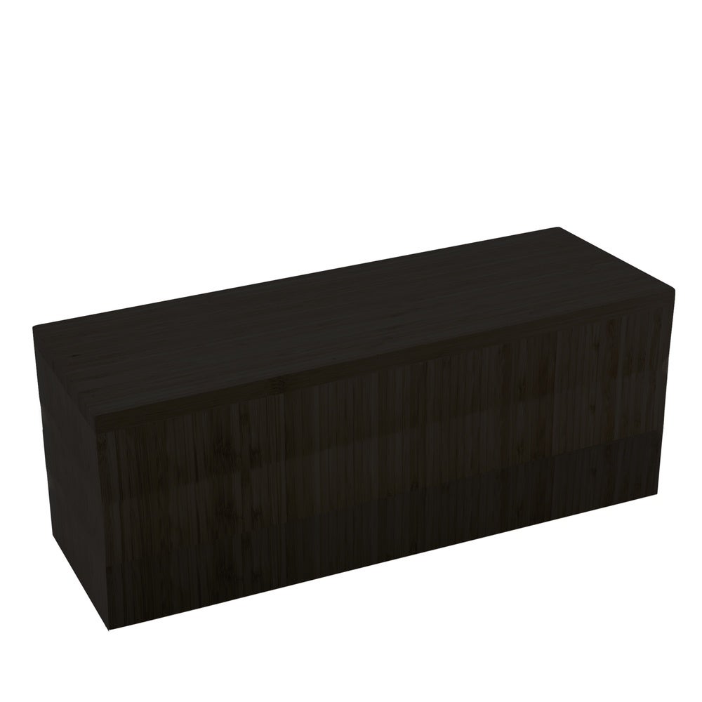 Riser, Tall, 20.5 x 7 x 11 Inch, Rectangle, Black, Bamboo,1 - 1 EACH