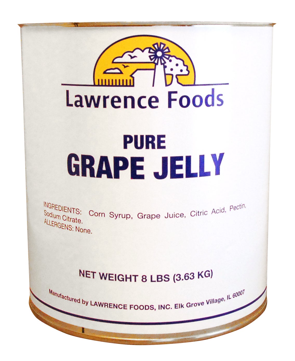 Jelly, Grape, Shelf Stable,6 - 8 POUND