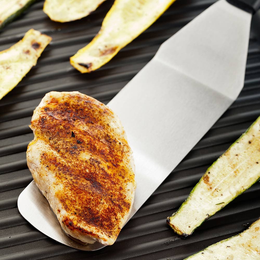 Turner, 10 Inch, Stainless Steel, with Plastic Handle, 10 Linear Inch,1 - 1 COUNT