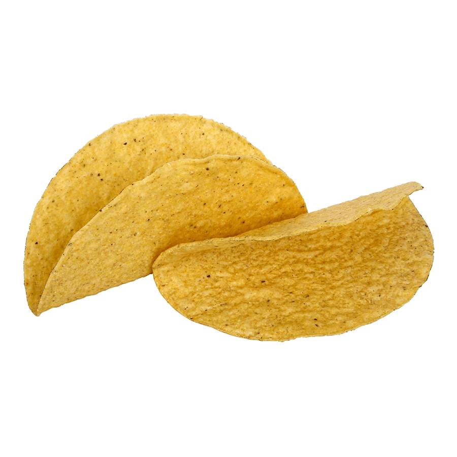 Shells, Taco, 6 Inch, Yellow,8 - 25 COUNT