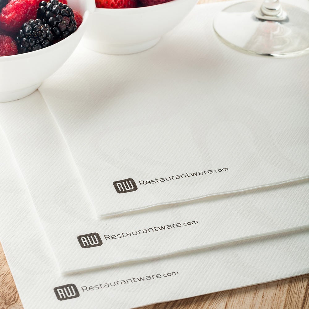 Napkins, Vintage, White, 16 x 16 Inch, 16 Linear Inch,1 - 600 COUNT