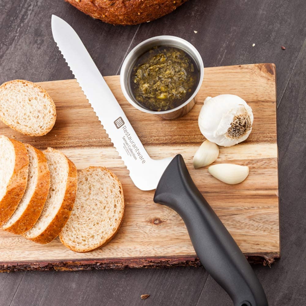 Knife, Offset Bread, 8 Inch, German Steel, 8 Linear Inch,1 - 1 COUNT