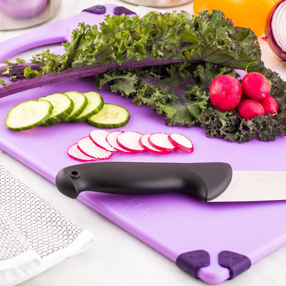 Cutting Board, 12 x 18 Inch, Purple,1 - 1 COUNT