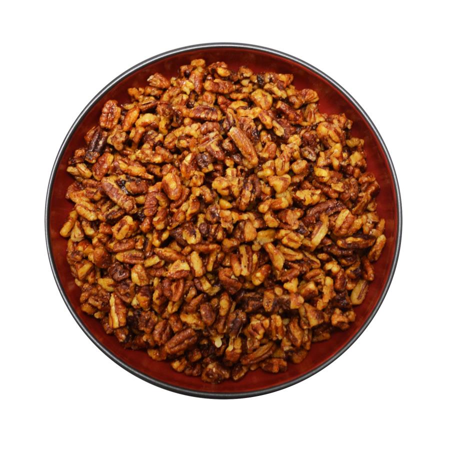 Pecans, Spicy Candied, Pieces, Large,1 - 5 POUND
