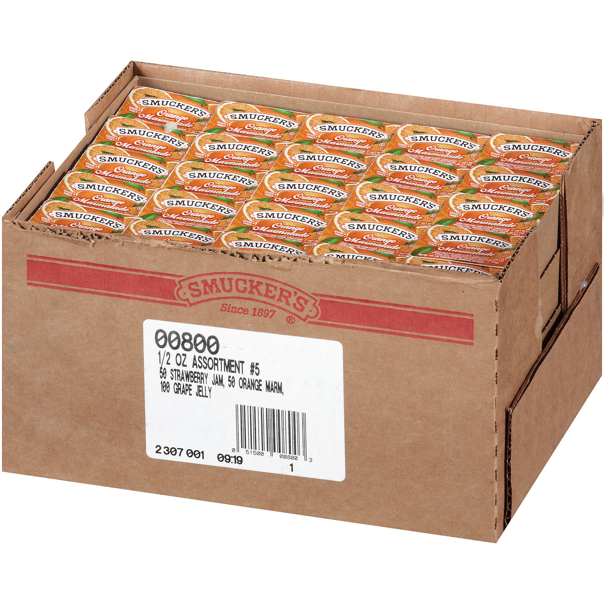 Jelly, Assortment 5, Cups,200 - 0.5 OUNCE