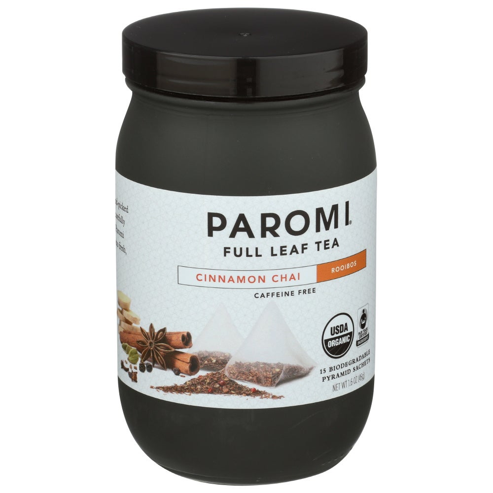 Tea, Cinnamon Chai, Caffeine Free, Full Leaf,6 - 15 COUNT