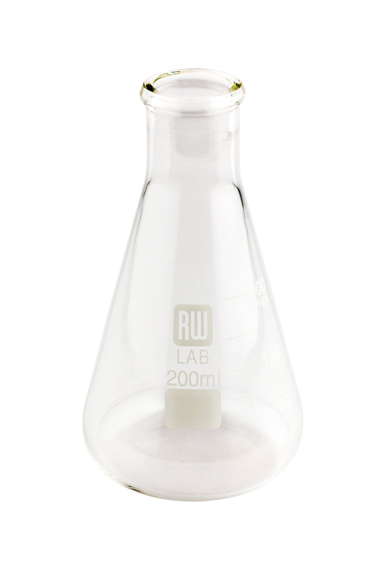 Flasks, Borosilicate Glass, 200 Mililiters, 200 Milliliter,10 - 1 EACH