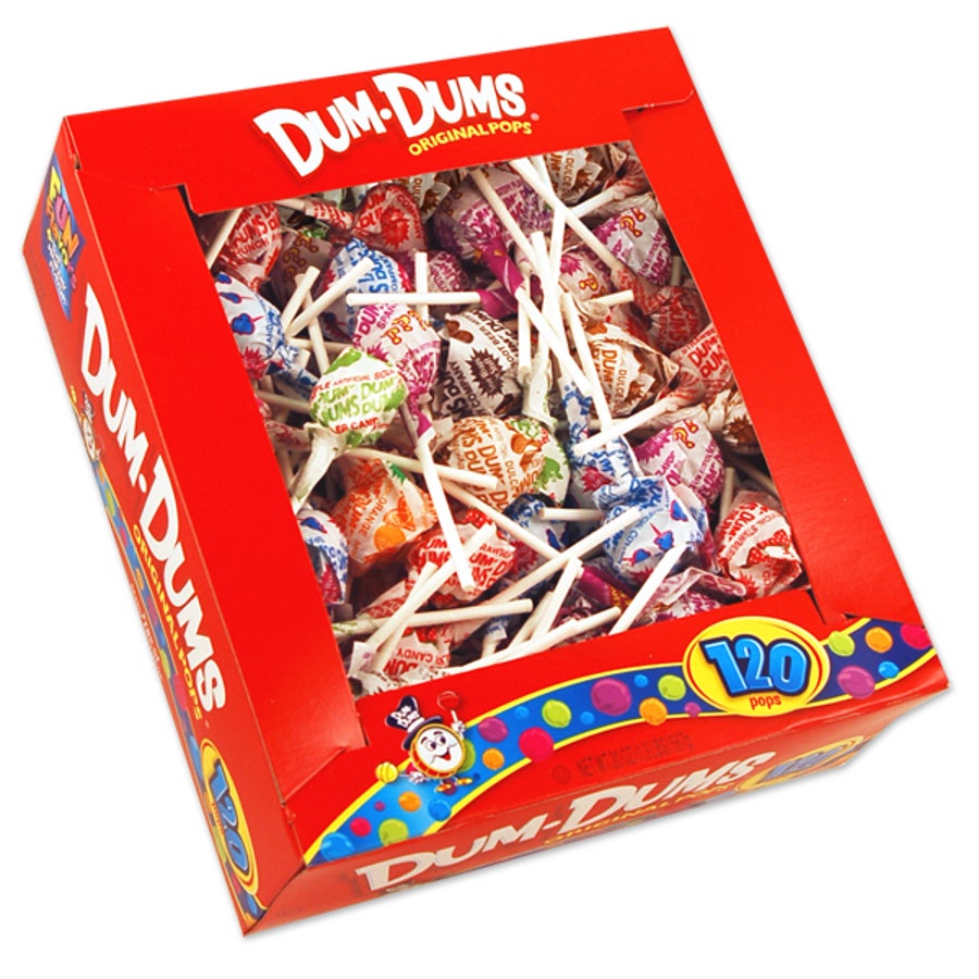 Candy Suckers, Dum Dum, Assorted,18 - 120 COUNT