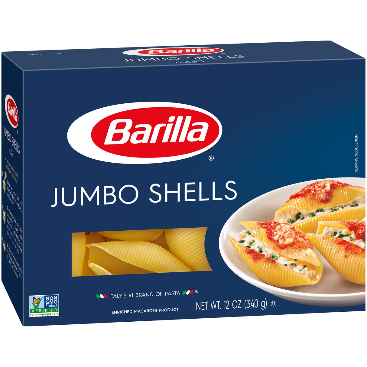 Pasta, Shell, Jumbo,12 - 12 OUNCE