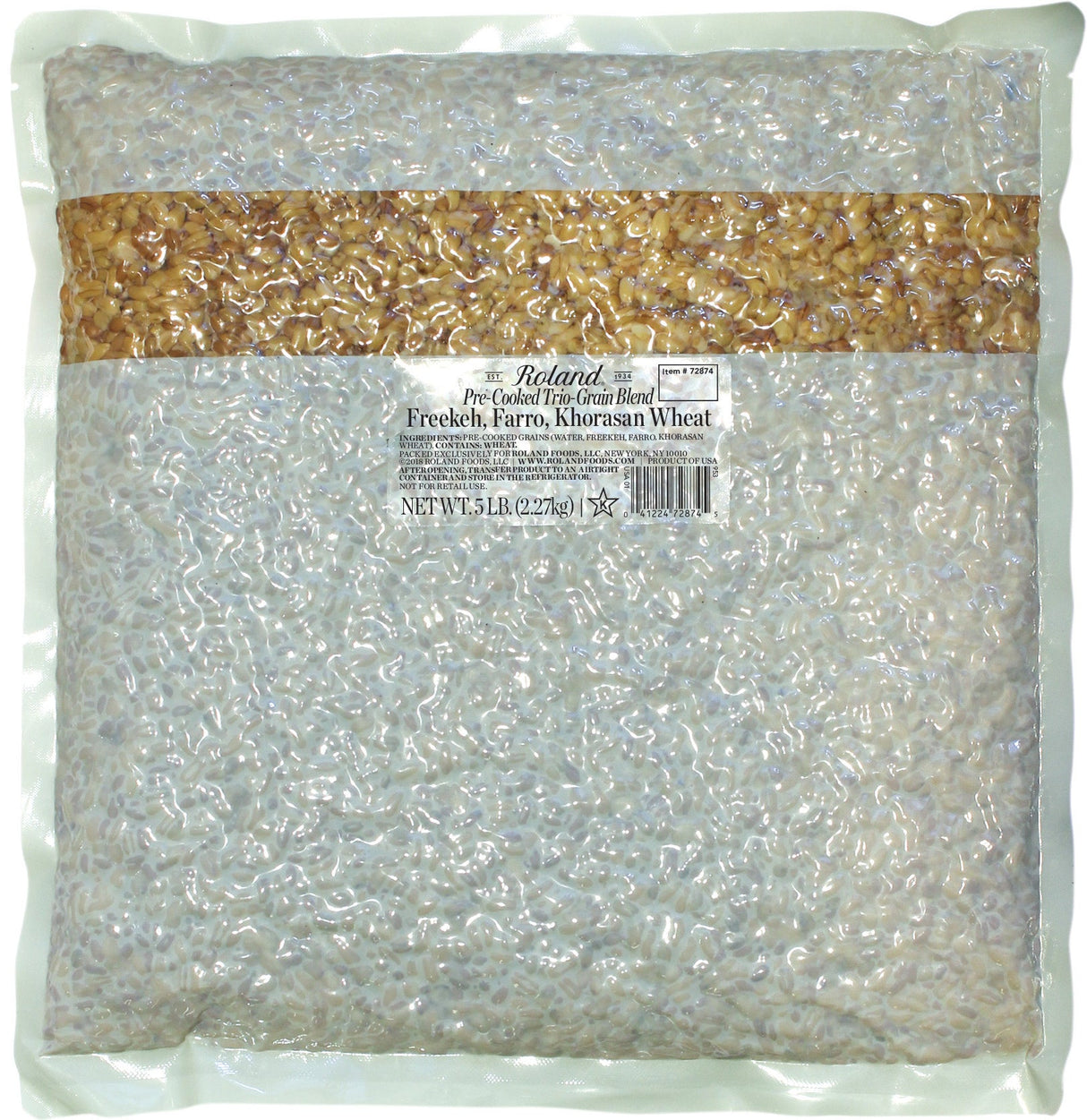 Grain Blend, Trio, Pre-Cooked, Shelf-Stable,4 - 5 POUND