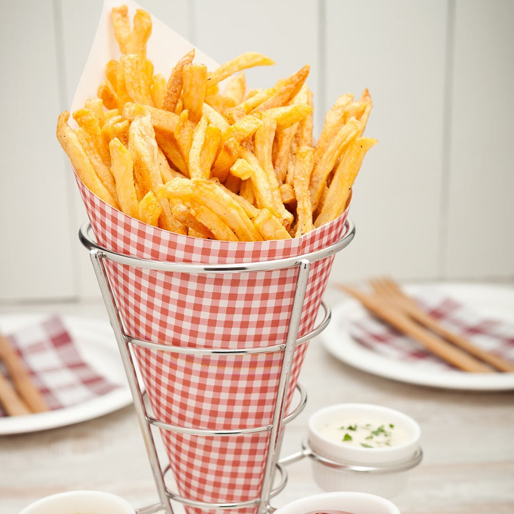 Containers, Food, 11. 5 Inch, Paper, Picnic Design, Cone, 11.5 Linear Inch,1 - 100 COUNT