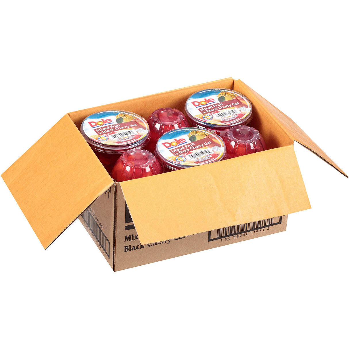 Mixed Fruit, in Black Cherry Gel, Plastic Cups, Shelf-Stable,12 - 7 OUNCE