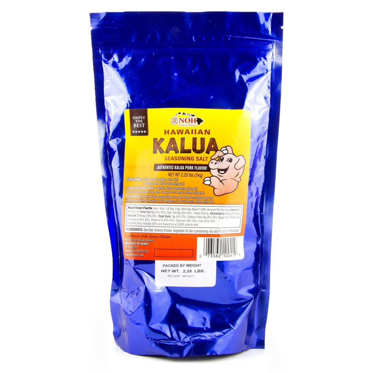 Salt, Seasoning, Kalua,6 - 2.25 POUND
