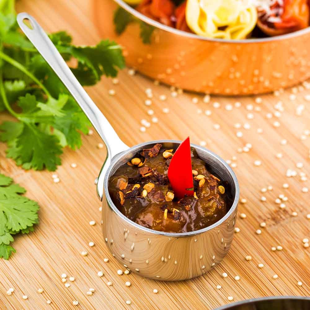 Pan, Mini Sauce, Stainless Steel, 2 Inch, 2 Linear Inch,1 - 1 COUNT