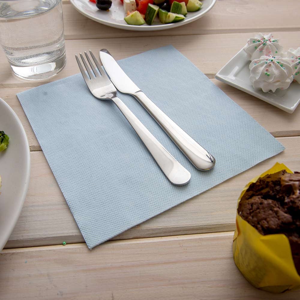 Napkins, Celeste Denim, 16 x 16 Inch, 16 Linear Inch,1 - 600 COUNT