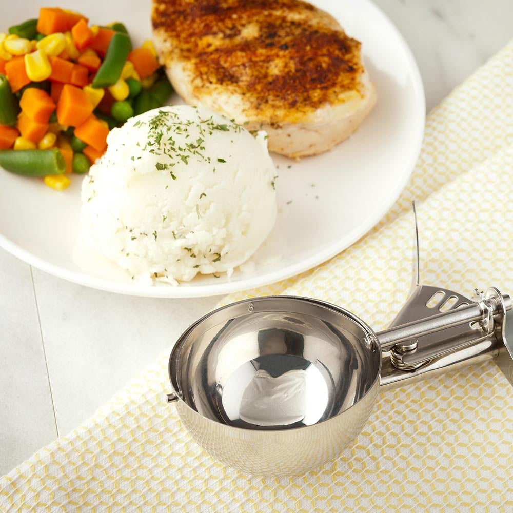 Disher, #8, Grey Handle, 4 Ounce, 4 Ounce,1 - 1 COUNT