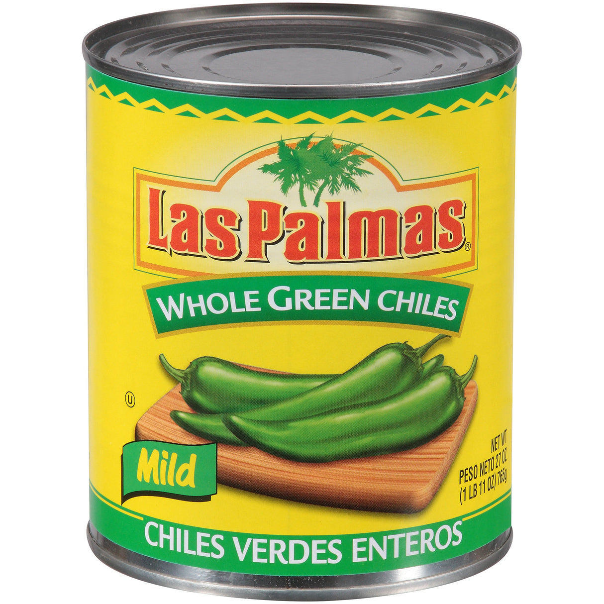 Peppers, Green Chile, Whole,12 - 27 OUNCE