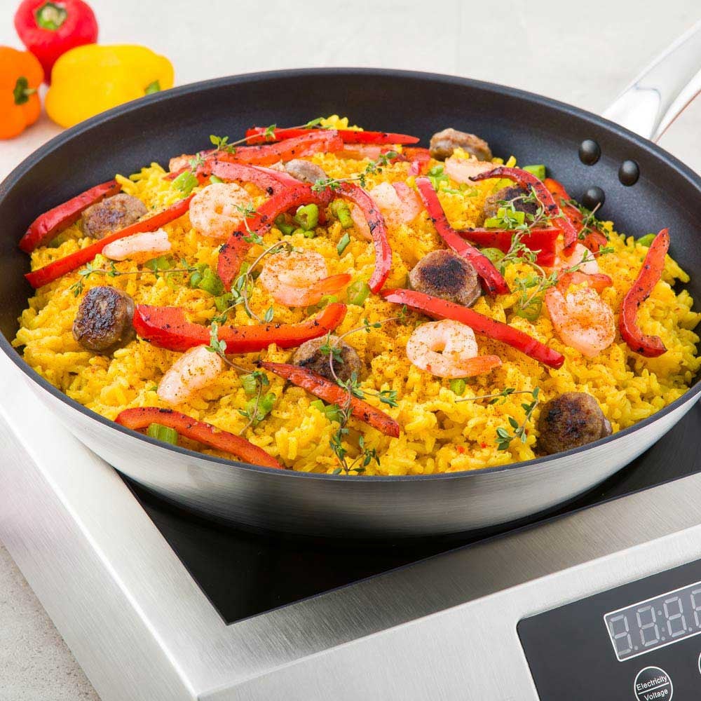 Pan, Fry, 12 Inch, Nonstick, Stainless Steel, Induction Ready, 12 Linear Inch,1 - 1 COUNT