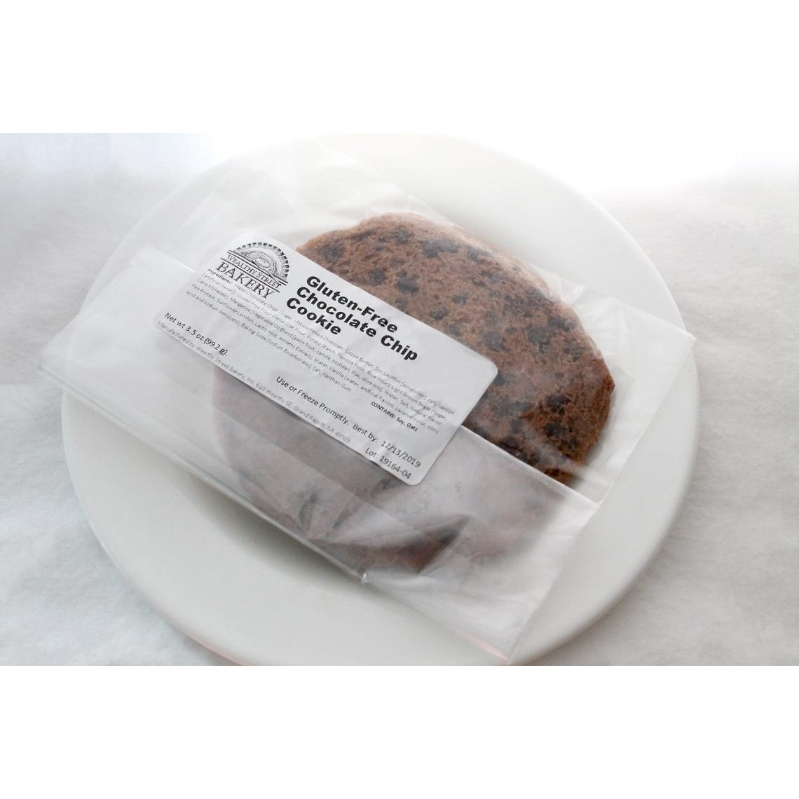 Cookies, Chocolate Chip, Refrigerated, Individually Wraped, Gluten Free,24 - 3.5 OUNCE