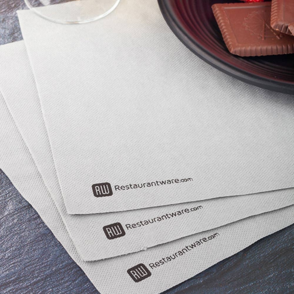 Napkins, 2 Ply, Grey, 16 x 16 Inch, 16 Linear Inch,1 - 1800 COUNT