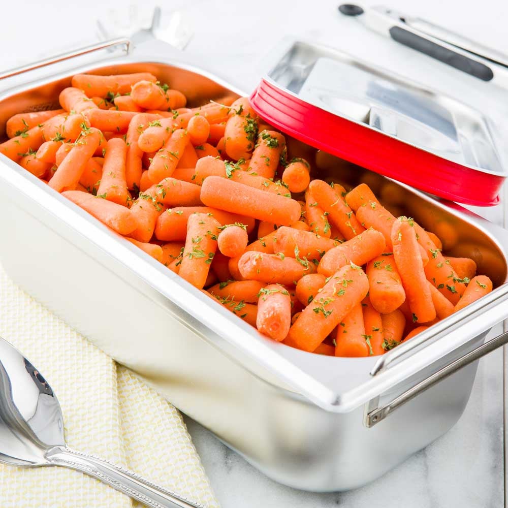 Pan, Steam Table, 1/3 Size, Stainless Steel, With 4 Inch Collapsible Handles, Anti Jam,1 - 1 COUNT