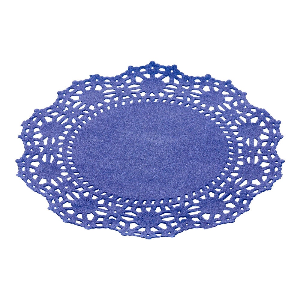 Doilies, Lace, 4 Inch, Paper, Navy Blue,1 - 100 COUNT