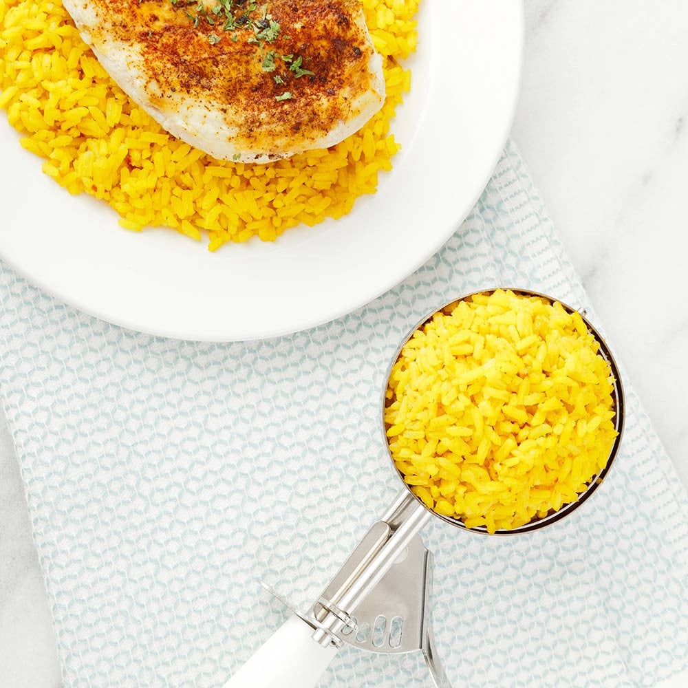 Disher, #6, White Handle, 4.66 Ounce, 4.66 Ounce,1 - 1 COUNT