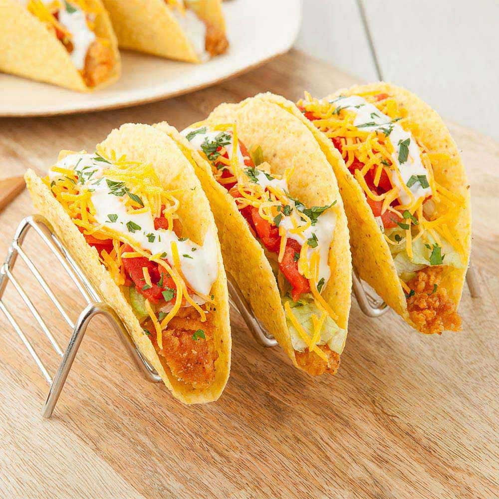 Rack, Taco, 7.1 x 2.5 x 1.5 Inch, Stainless Steel, 7.1 Linear Inch,1 - 1 COUNT