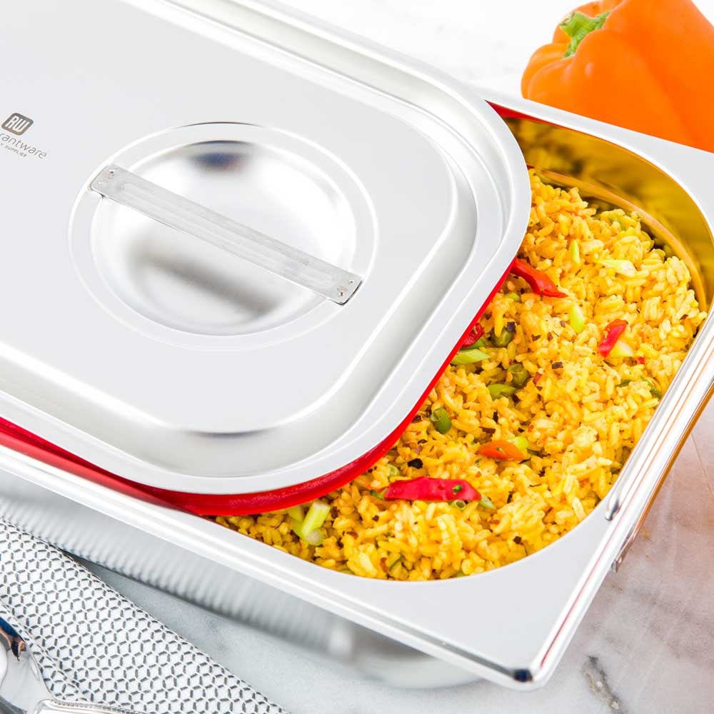 Cover, Travel, Stainless Steel, for Half-Size Steam Table Pan,1 - 1 COUNT