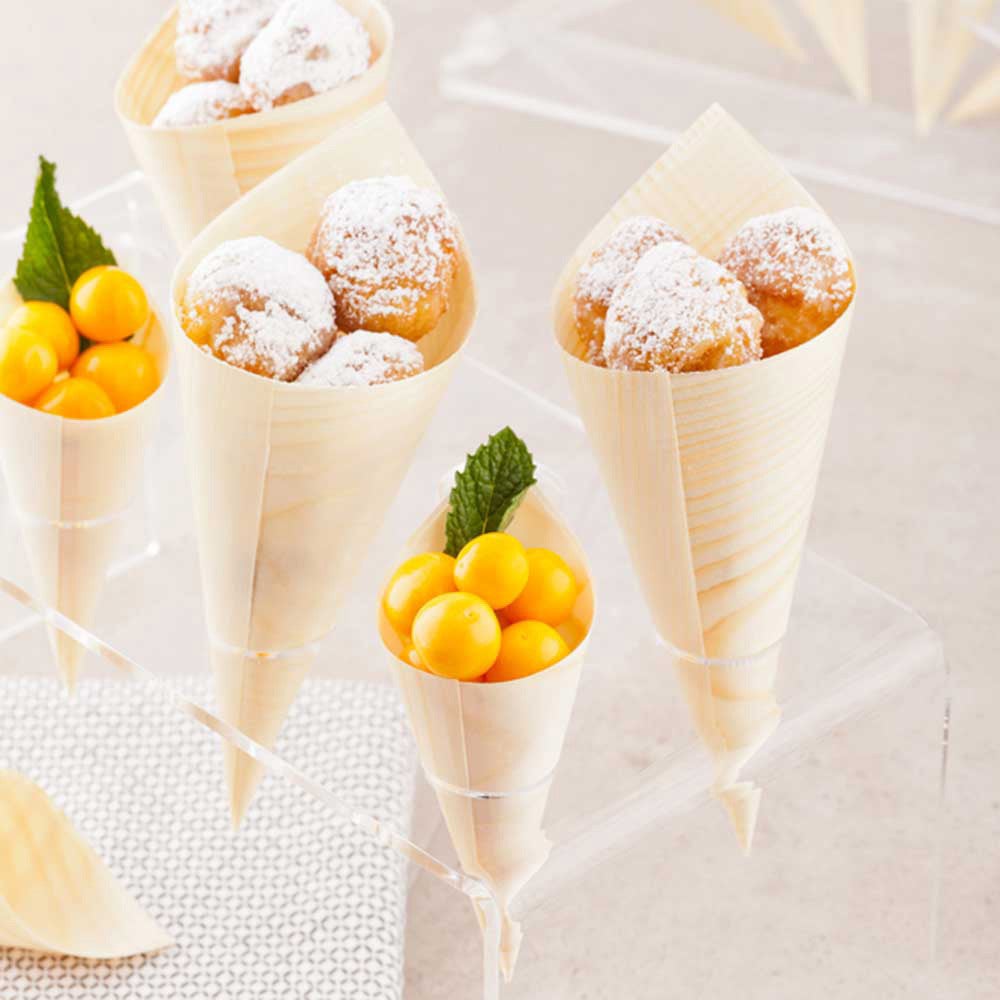 Stand, Cone, 12.5 Inch, 8-Slot, Clear Plateau Design, Acrylic,1 - 1 COUNT