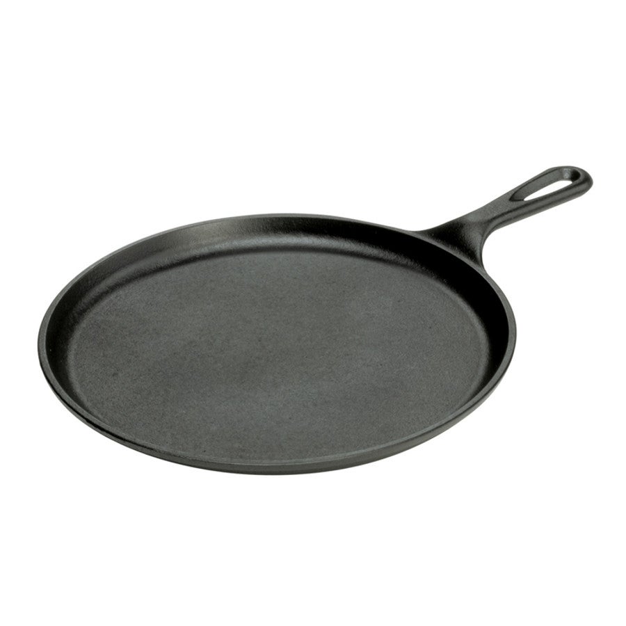 Griddles, Round, 10.5 Inch, Pre-Seasoned, Cast Iron, 10.5 Linear Inch,3 - 1 EACH