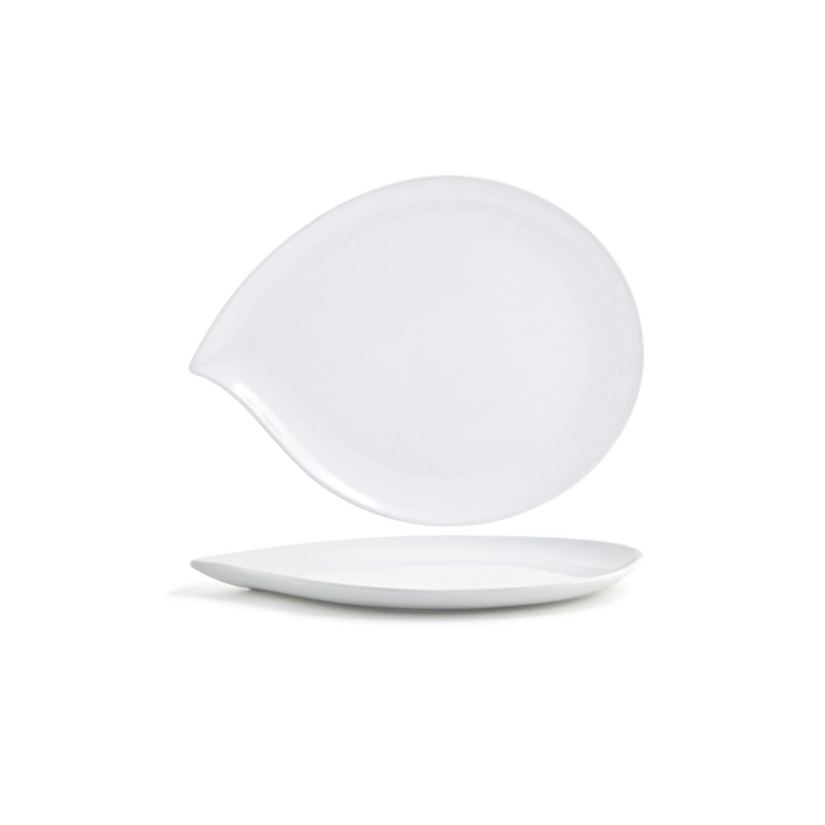 Platters, Teardrop, 15.25 Inch, White, 15.25 Linear Inch,4 - 1 COUNT