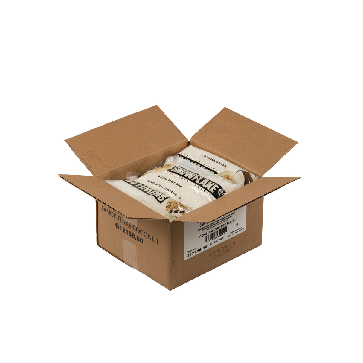 Coconut Flakes, Fancy, Shelf-Stable,10 - 1 POUND