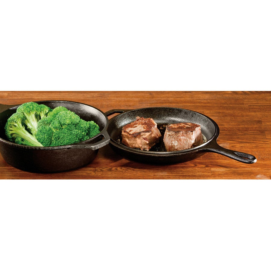 Cooker, Combo, 3 Quart & 10.25 Inch, Pre-seasoned, Cast Iron,1 - 1 EACH