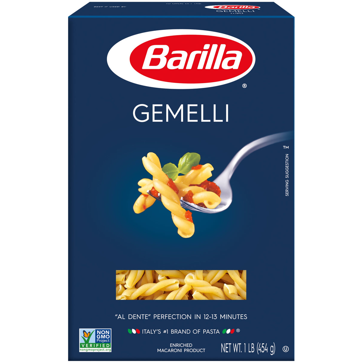 Pasta, Gemelli, Semolina,16 - 16 OUNCE