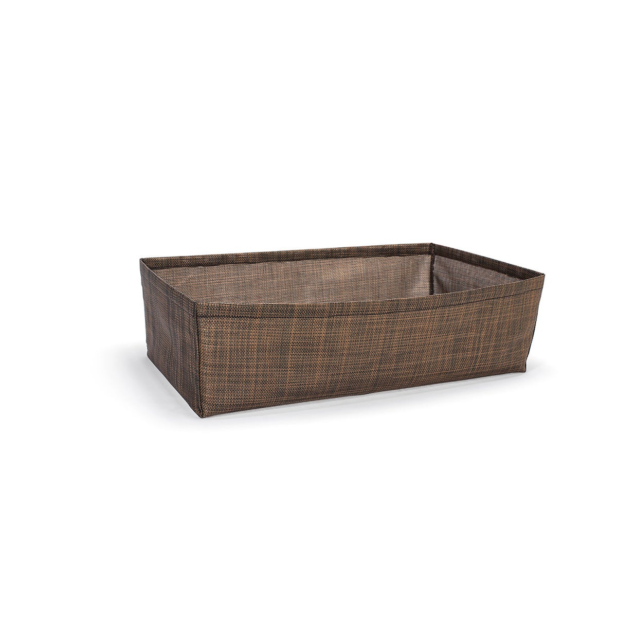 Baskets, Deep, 20 x 12 x 5.75 Inch Full-Size, Mesh, Copper, Woven Vinyl,4 - 1 COUNT