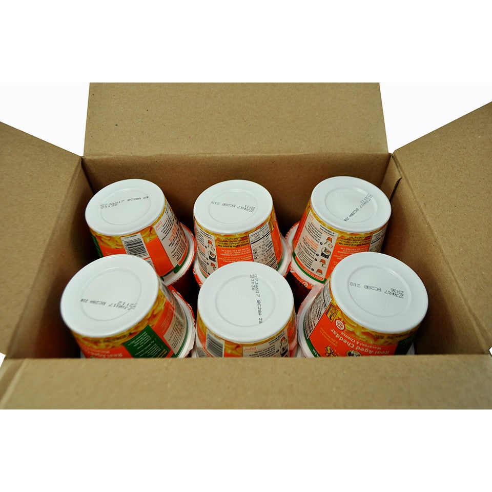 Entree, Macaroni & Cheese, Aged Cheddar, Made with Organic Pasta, Microwaveable Cup,12 - 2.01 OUNCE