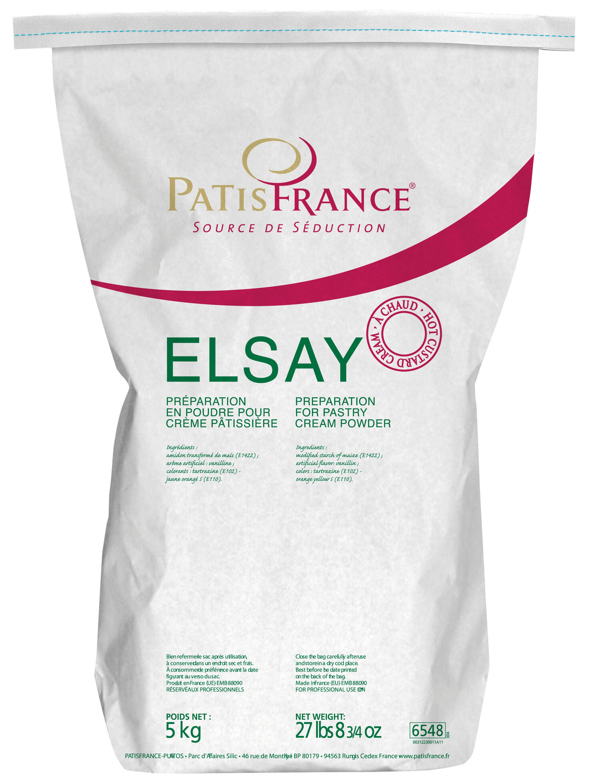 Mix, Pastry Cream, Hot Process,1 - 12.5 KILOGRAM