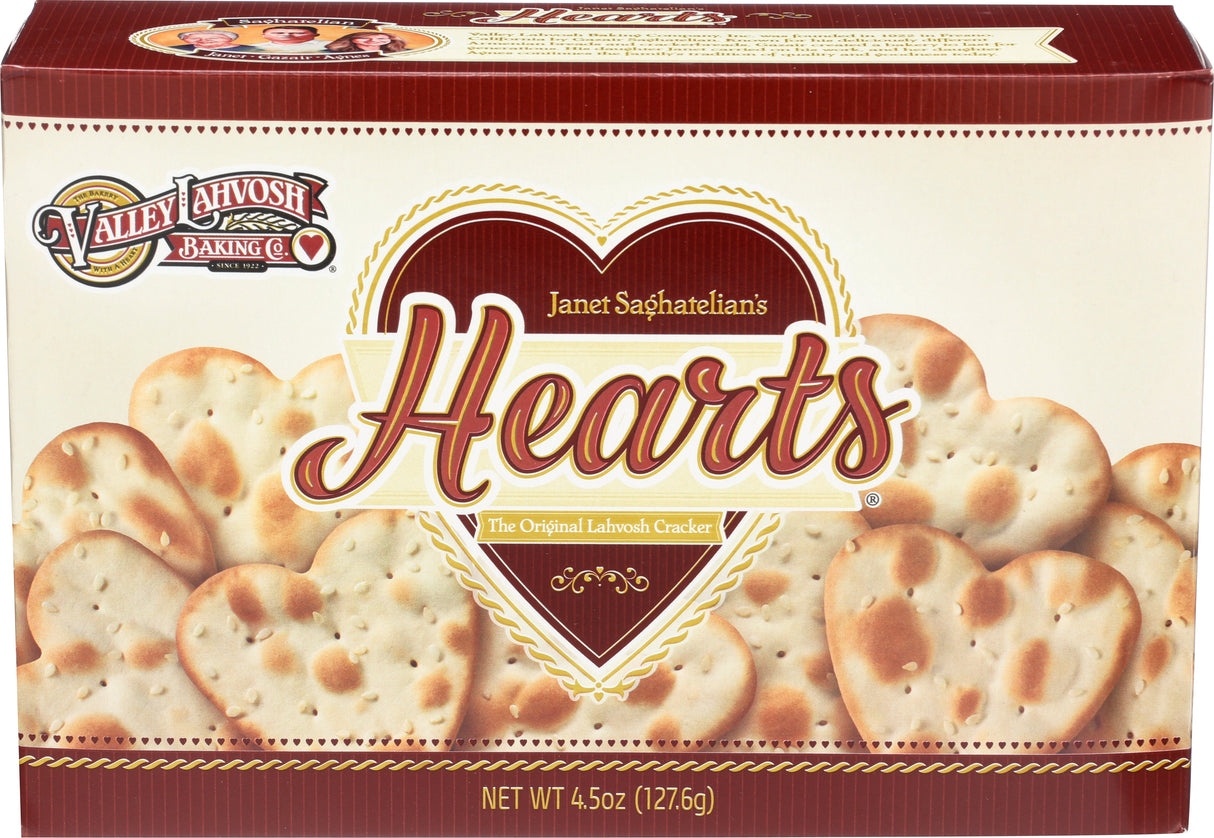 Bread, Cracker, Original, Hearts,12 - 4.5 OUNCE