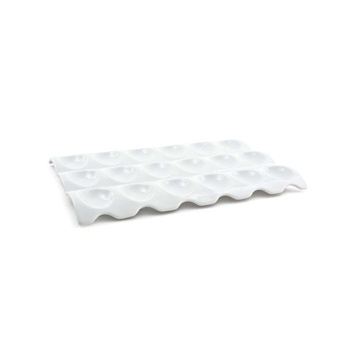 Servers, 18-Pod Sampler, 13.5 x 9 Inch, White,4 - 1 COUNT