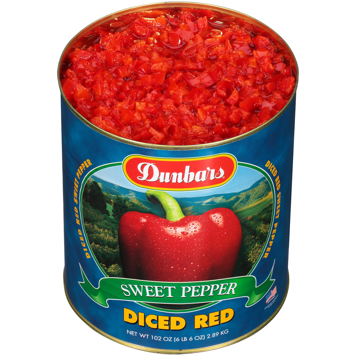 Peppers, Red, Diced,6 - 102 OUNCE