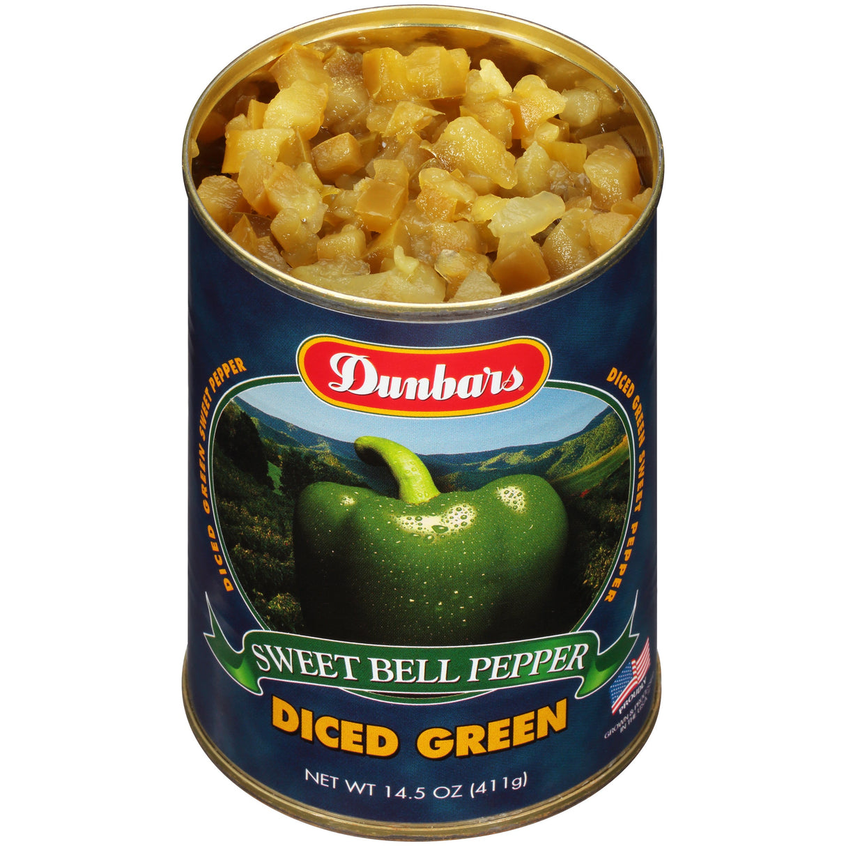 Peppers, Green, Diced,24 - 15 OUNCE